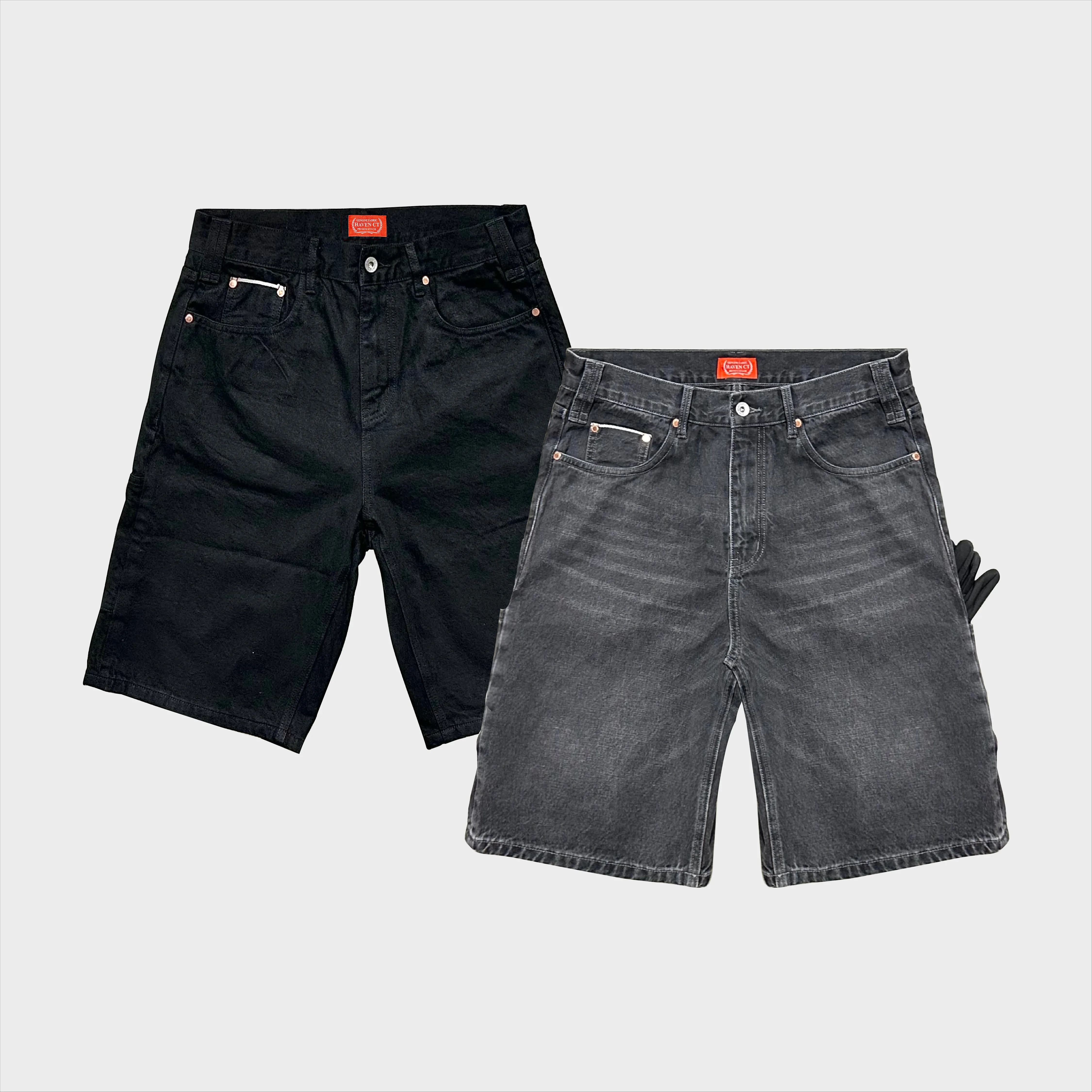 HC ES Jorts (Black Rinsed)