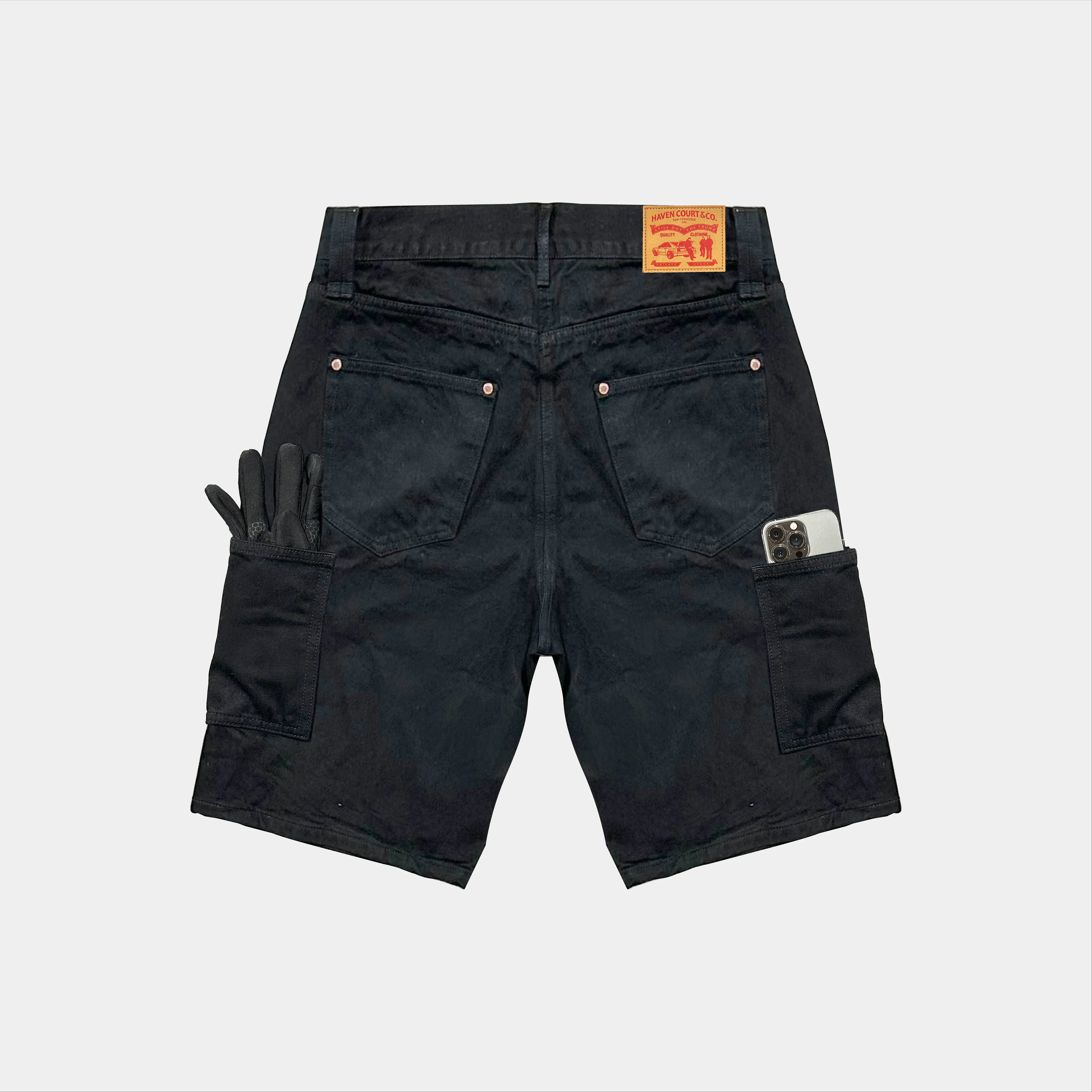 HC ES Jorts (Black Rinsed)