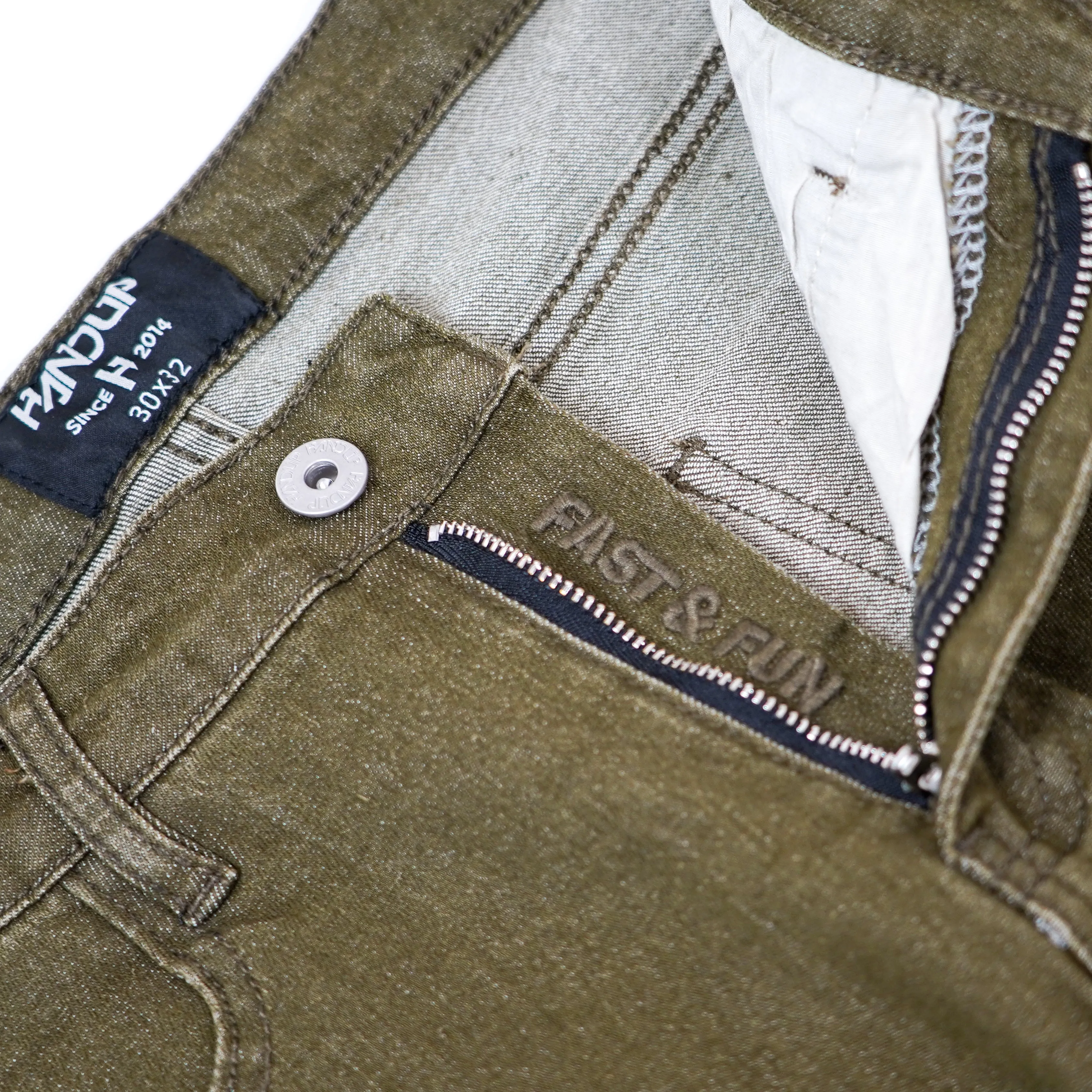 Jean Pants - Army Olive