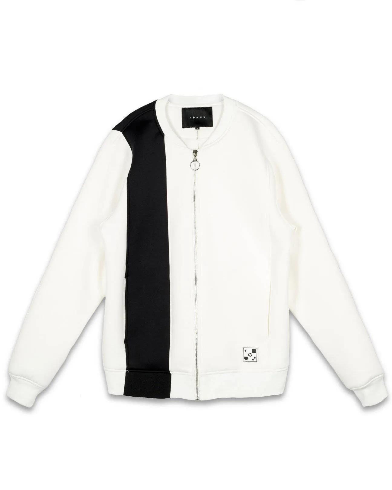 Konus Men's Neoprene Bomber Jacket in White