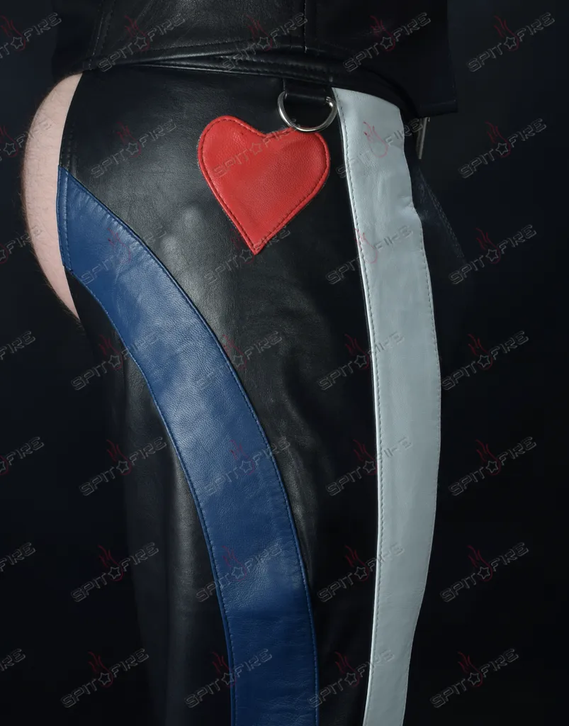 Leather Pride Flag Chaps