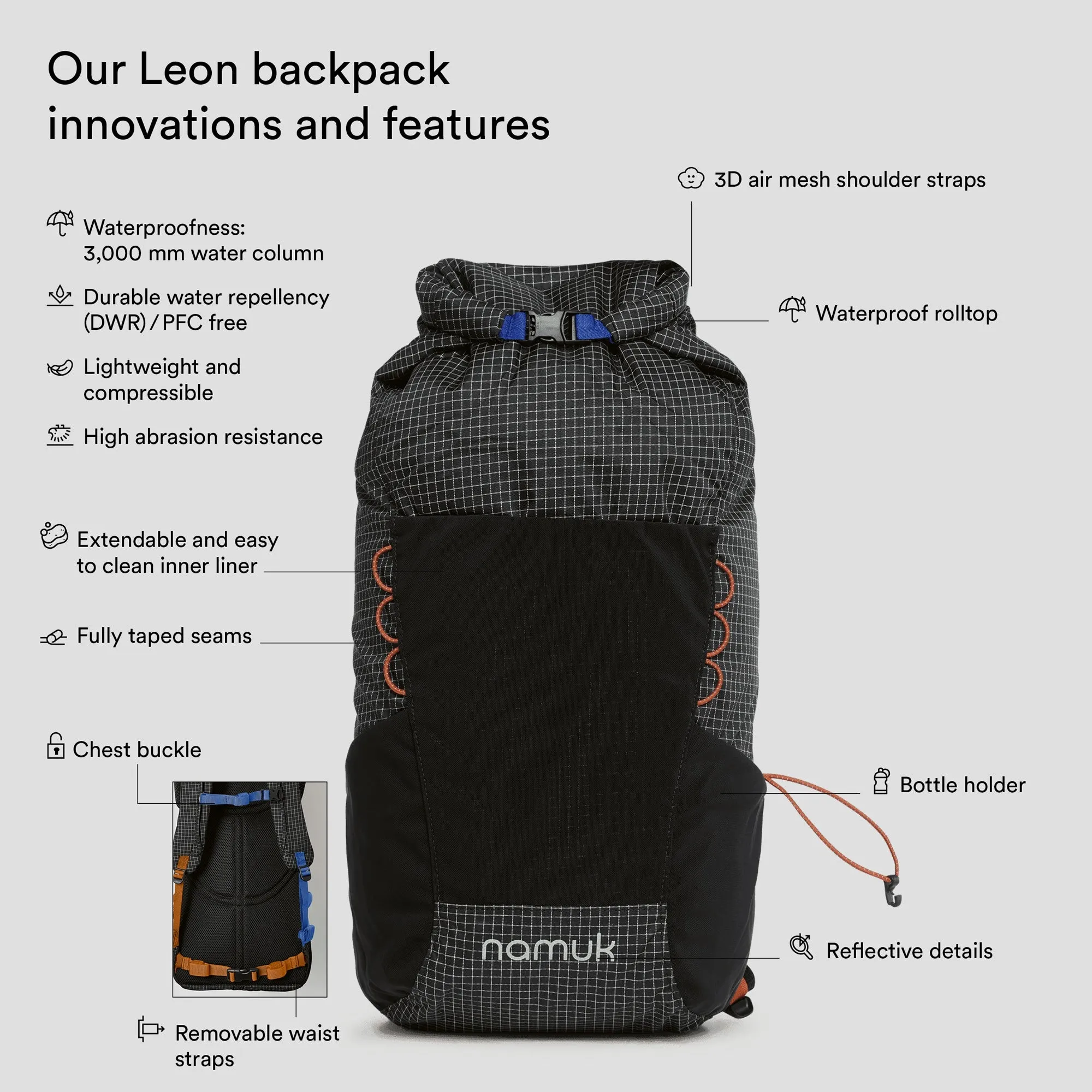 Leon backpack 20L