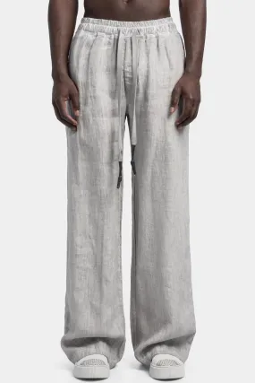 Light linen wide pants, Alu