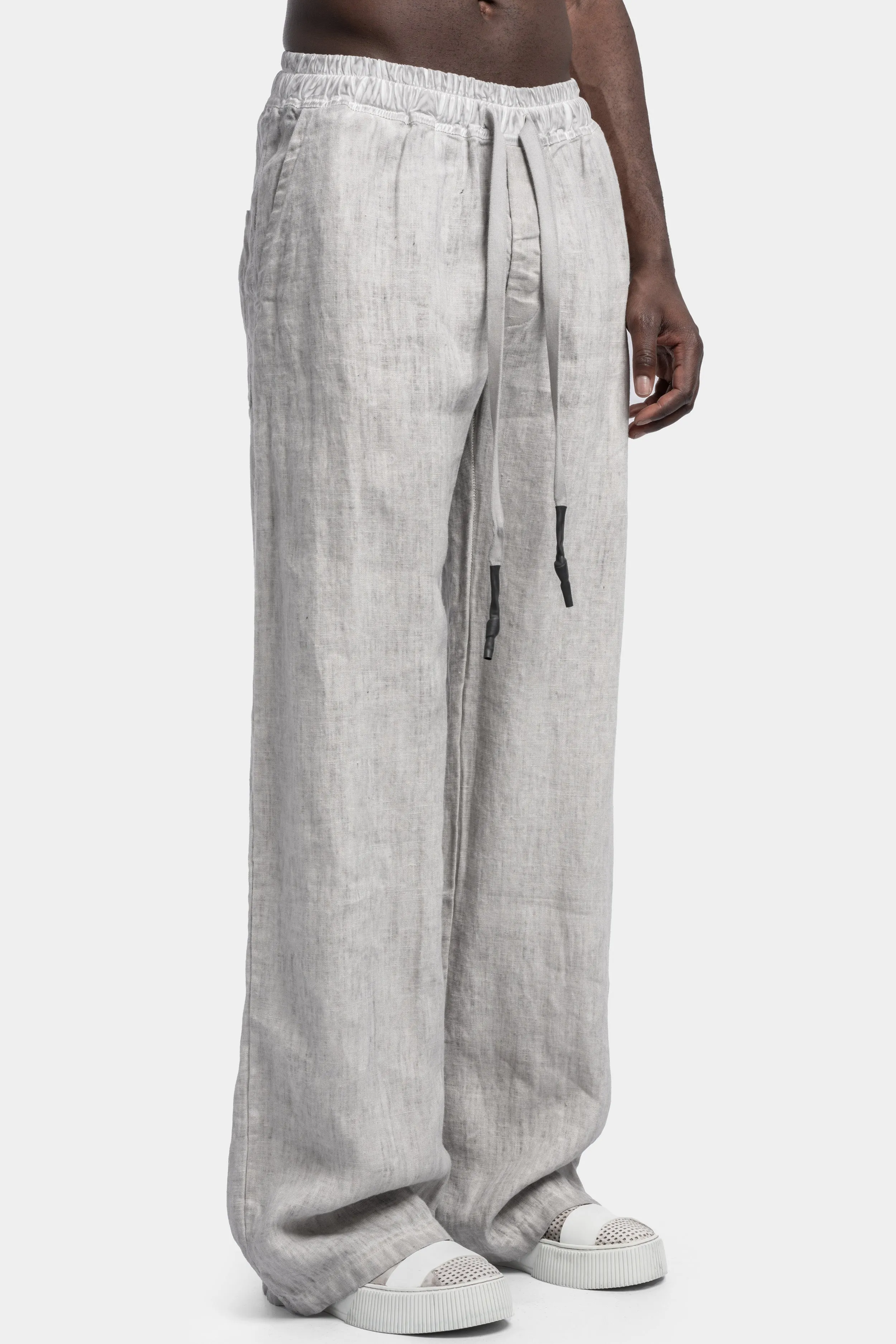 Light linen wide pants, Alu