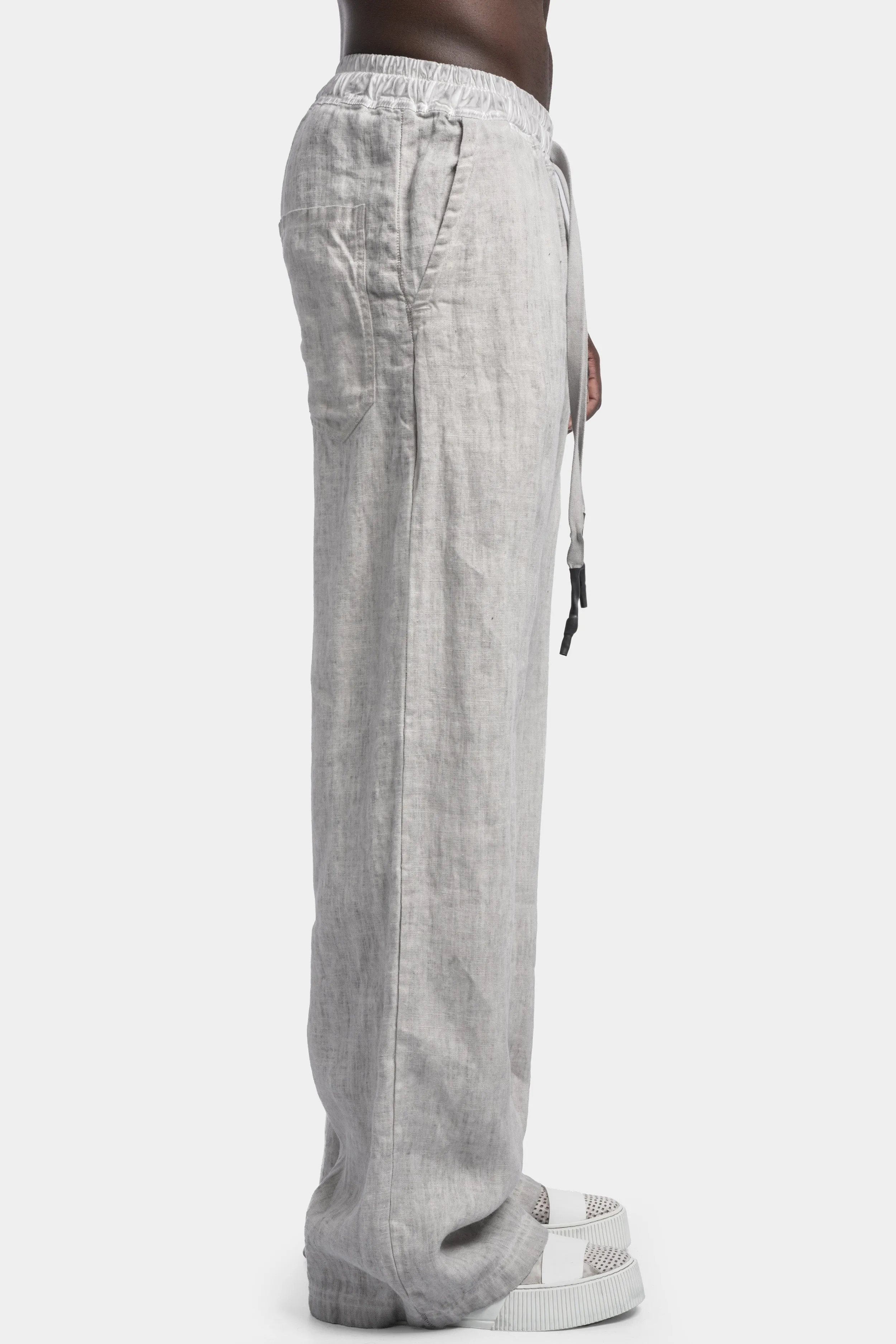 Light linen wide pants, Alu