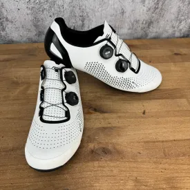 Light Use! Trek RSL EU 45.5 Men's 3-Bolt Trek White Cycling Shoes W/ Boa 565g