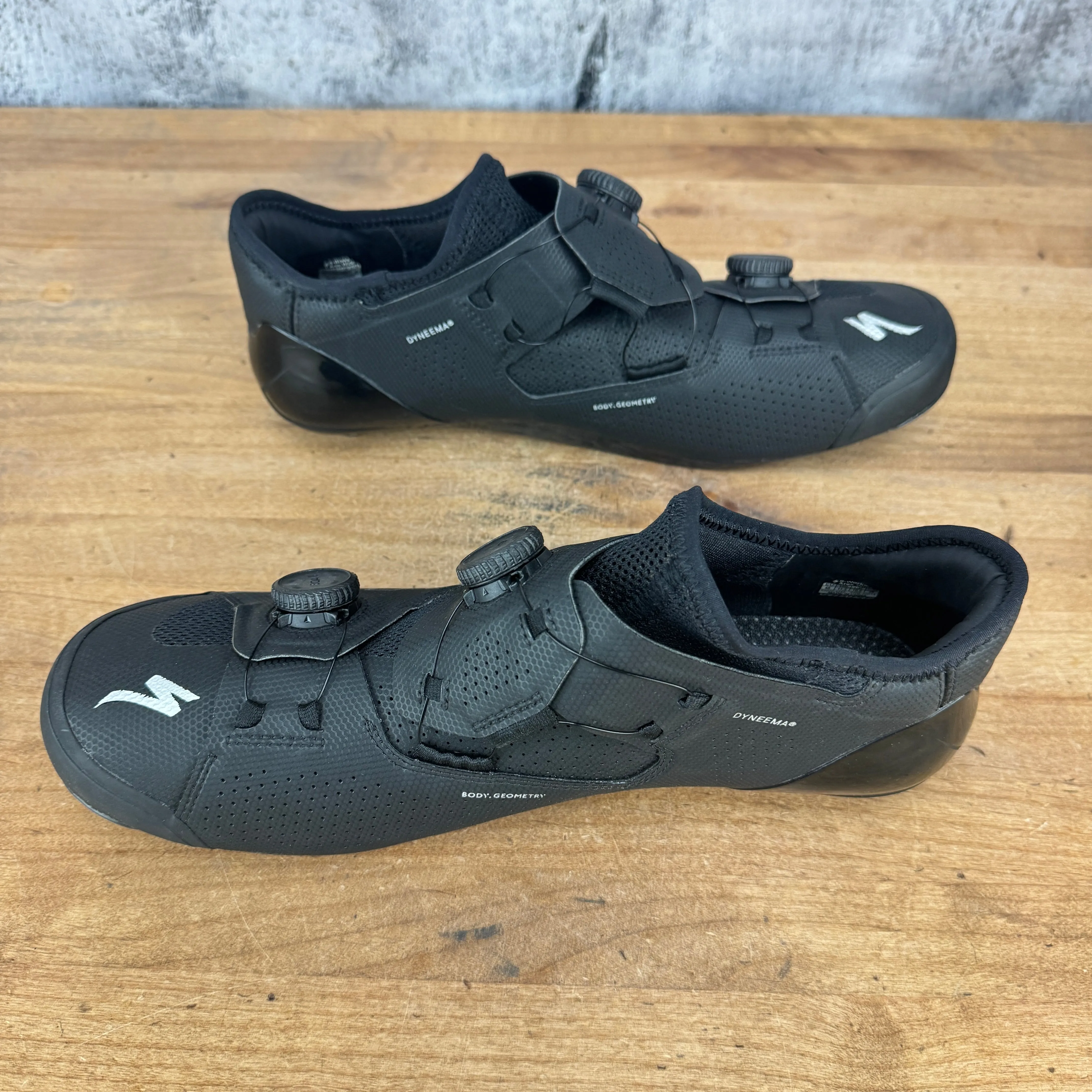 Light Wear! Specialized S-Works Ares Wide EU 45 Black Men's Cycling Shoes 534g