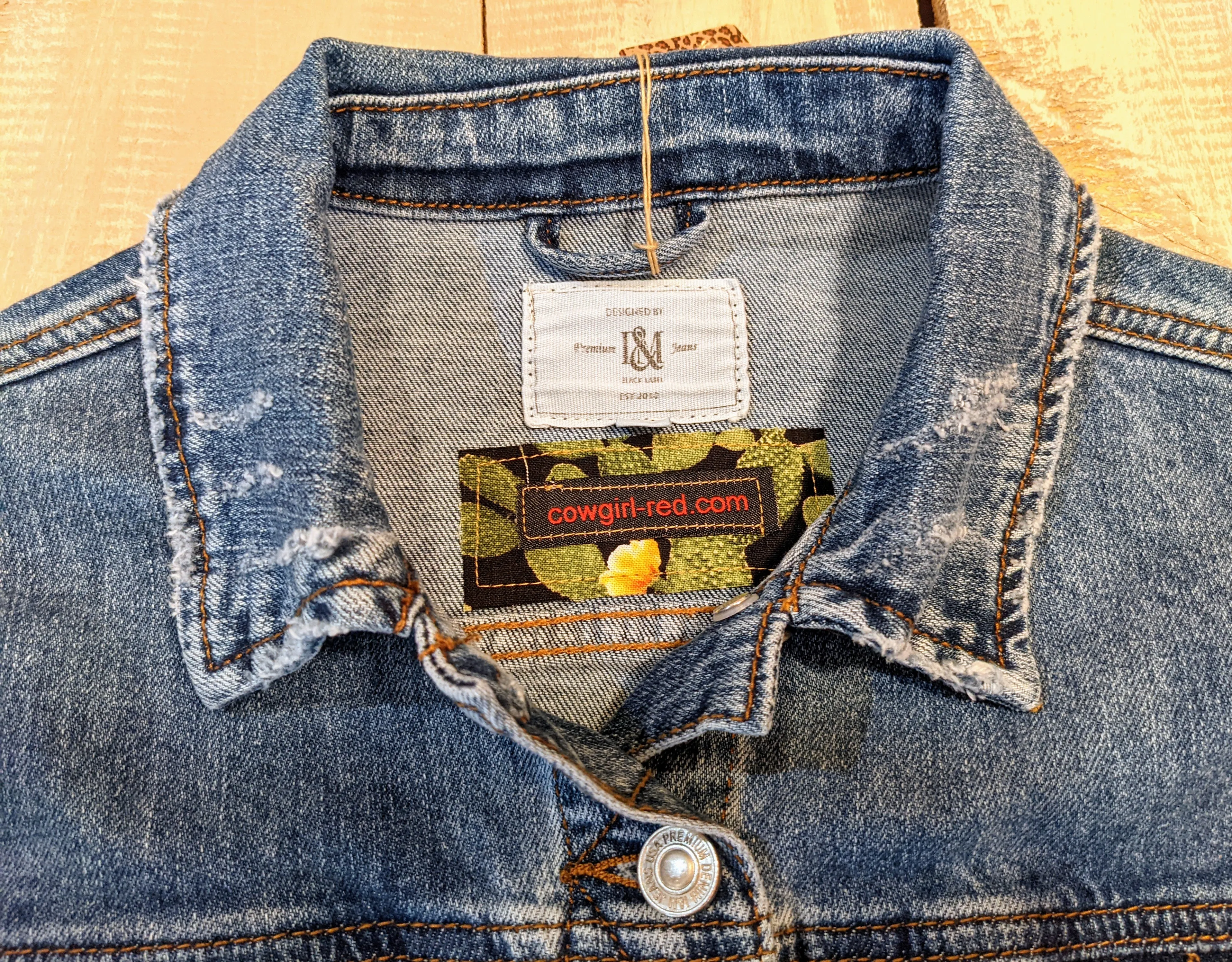 Lipstick Cowgirl Collection | We Stick Together Vintage Jean Jacket