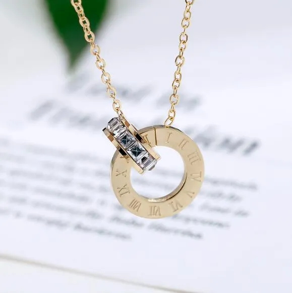 Luxury Brand Roman Numerical Necklace