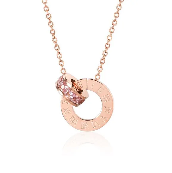 Luxury Brand Roman Numerical Necklace