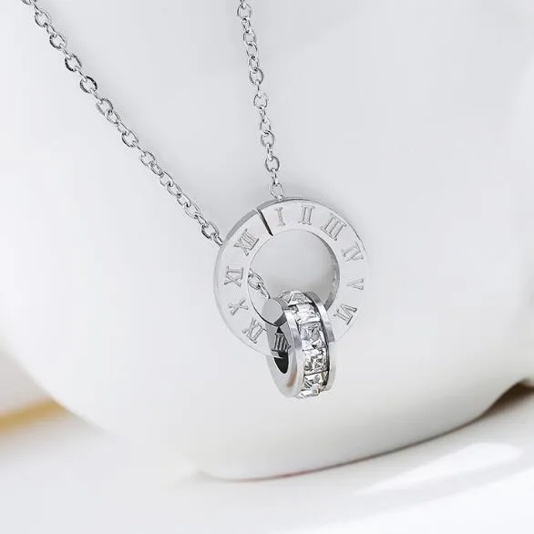 Luxury Brand Roman Numerical Necklace