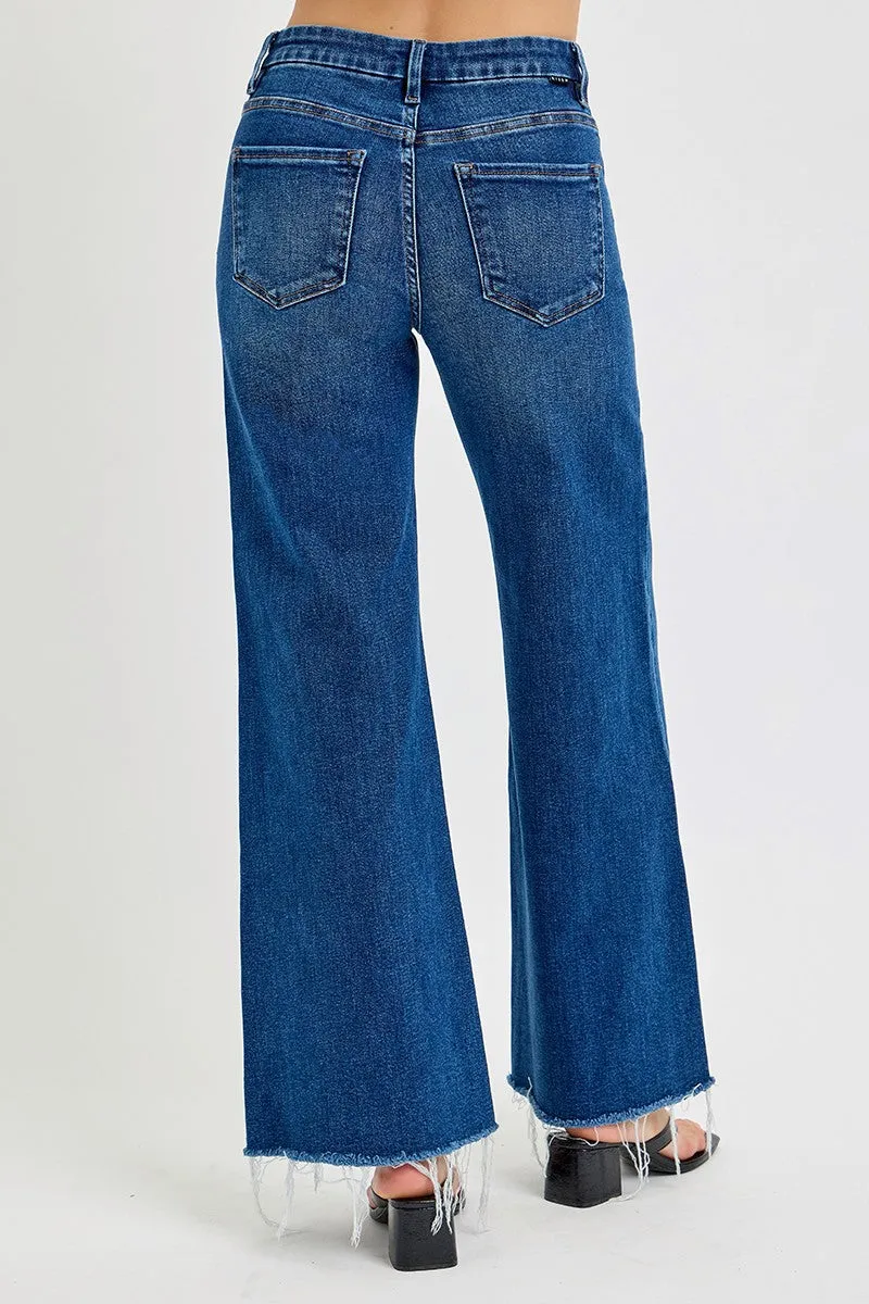 Melanie Tummy Control High Rise Wide Jeans