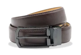 Milagro Belt Coffee - Black Buckle