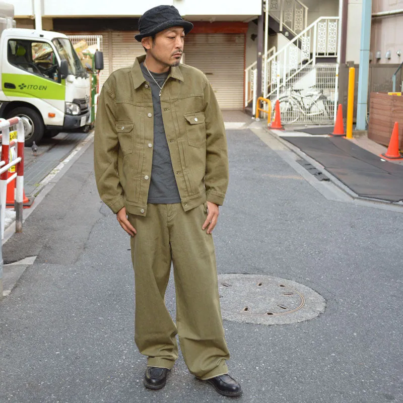 MOMOTARO JEANS "MXGJ1003" 10.5oz Selvedge Green Denim Jacket