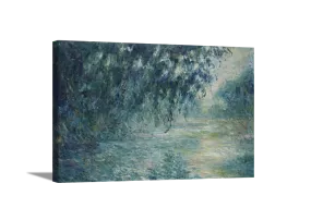 Morning on the Seine | Claude Monet Masters Classic Art in Gallery Wrapped Canvas | Various Sizes