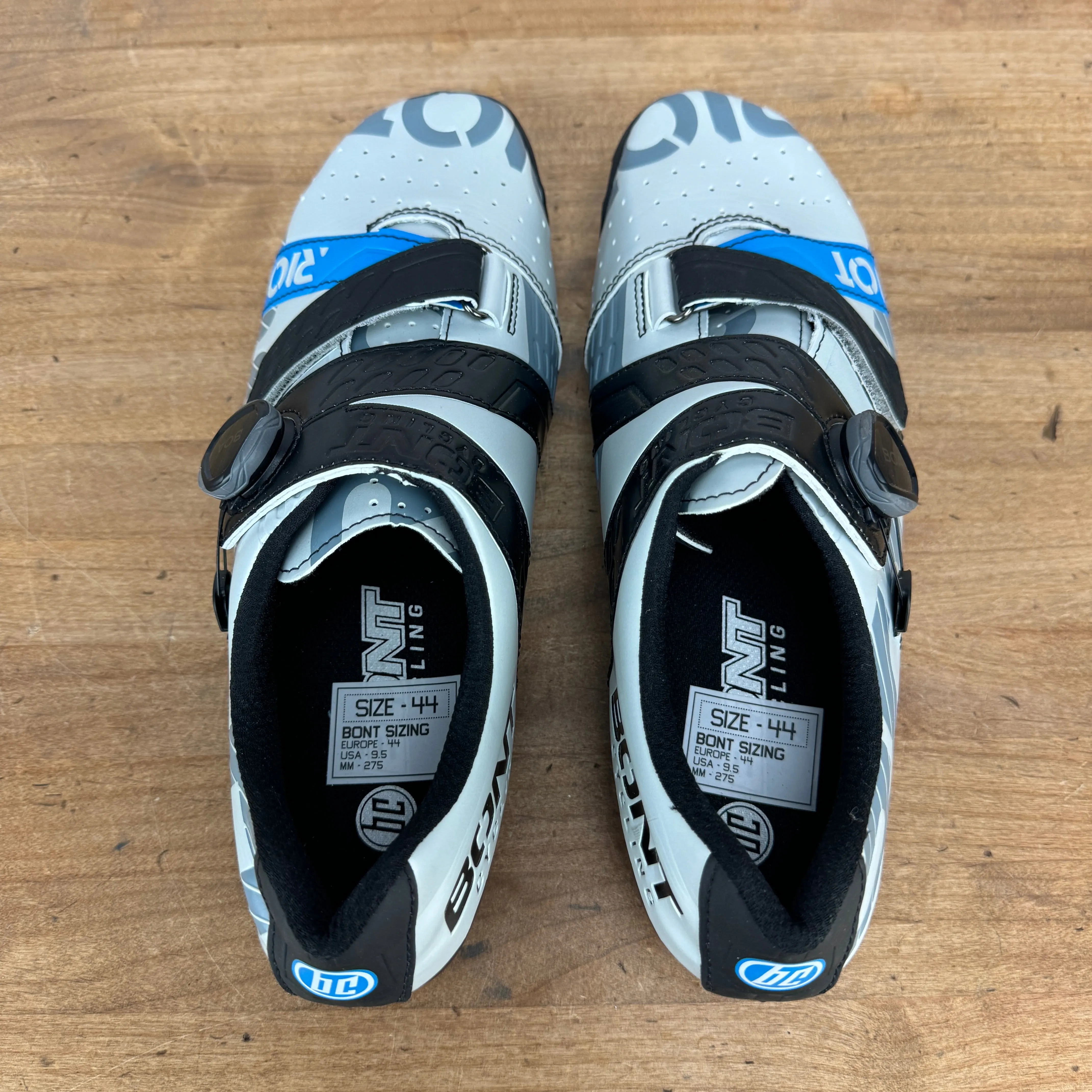 New! Bont Riot EU 44 BOA Dial 3-Bolt Men's Cycling Shoes MSRP $169