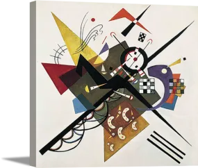 On White II | Wassily Kandinsky Masters Classic Art in Gallery Wrapped Canvas | Various Sizes