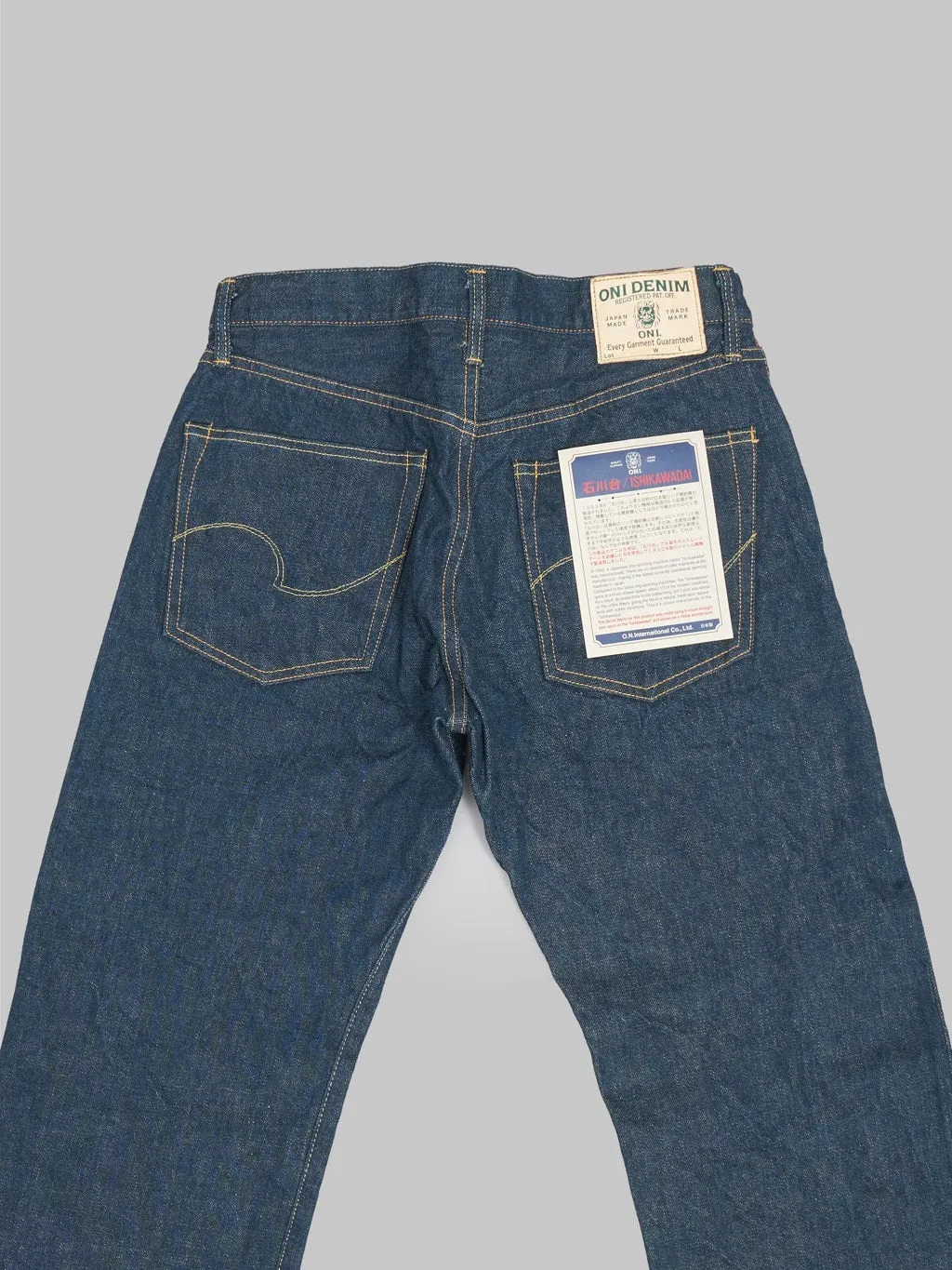 ONI Denim 288 "Ishikawadai" 15oz Regular Straight Jeans