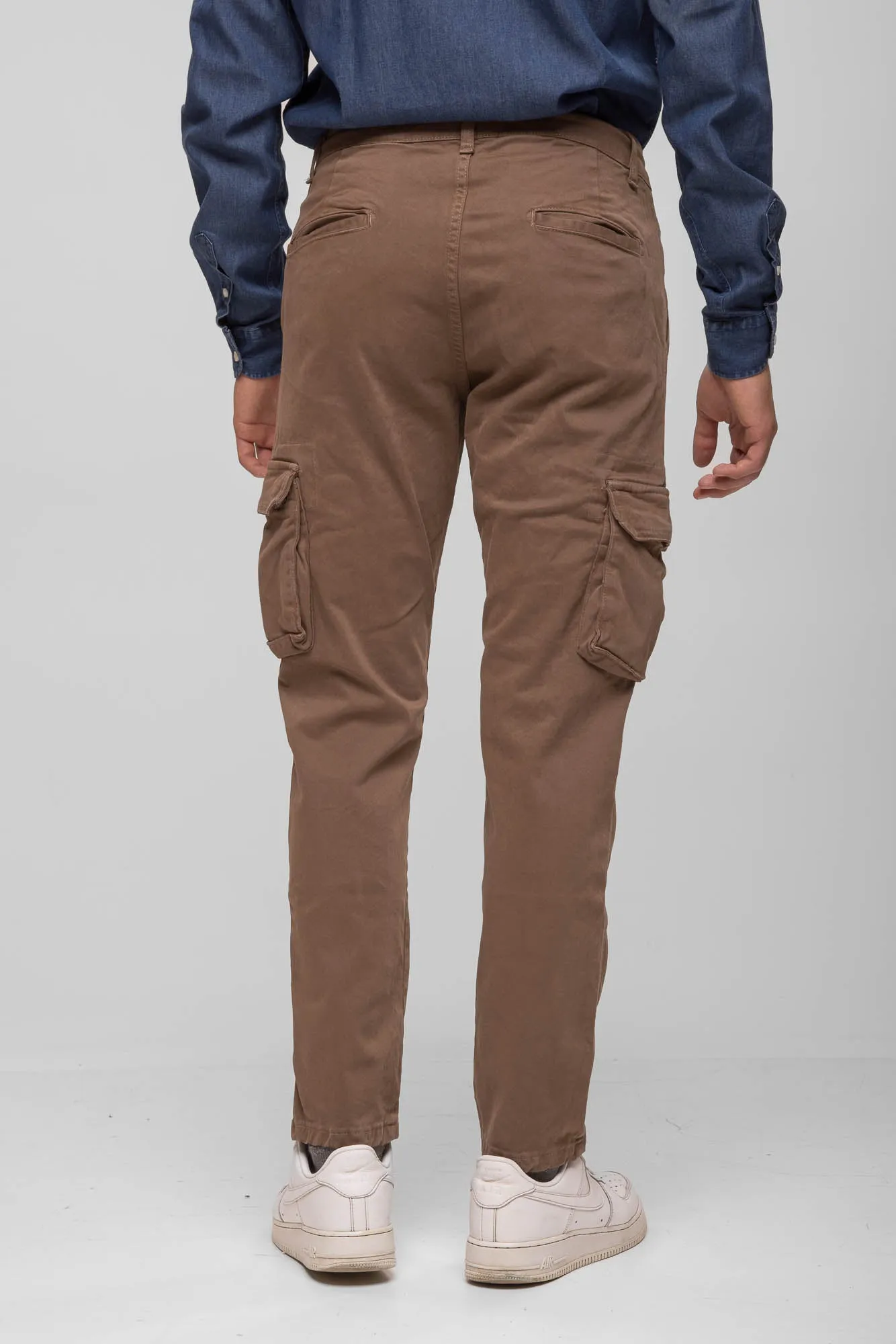 PANTALONE CARGO MARRONE