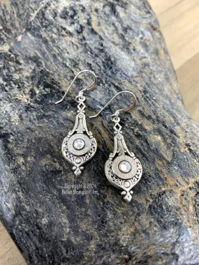 Pendulum Bullet Earrings, 223 Nickel, AR-15, Sterling Earwires