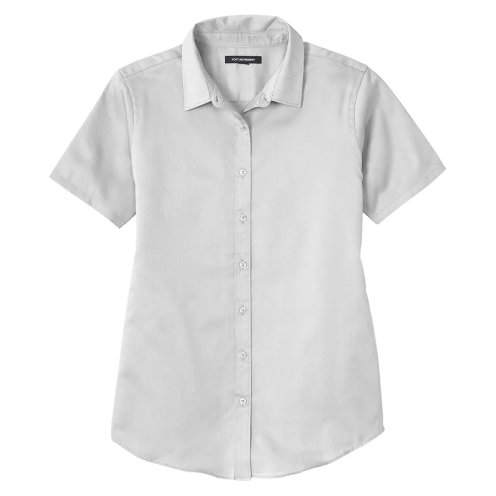 Port Authority® Ladies Short Sleeve SuperProReactTwill Shirt