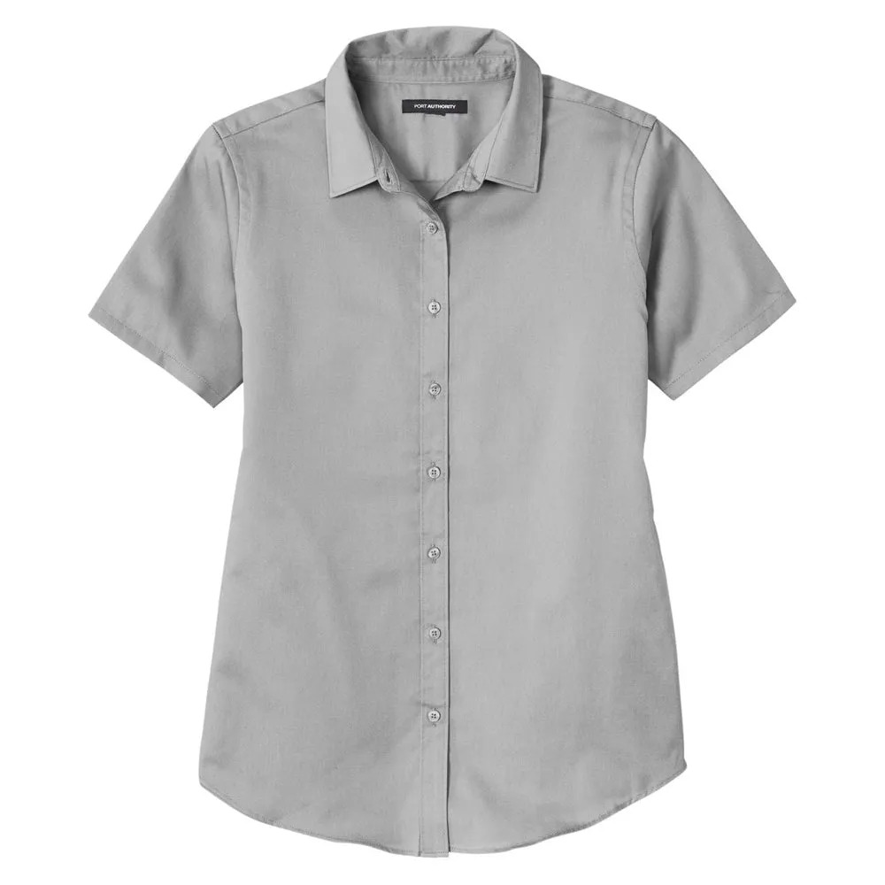 Port Authority® Ladies Short Sleeve SuperProReactTwill Shirt