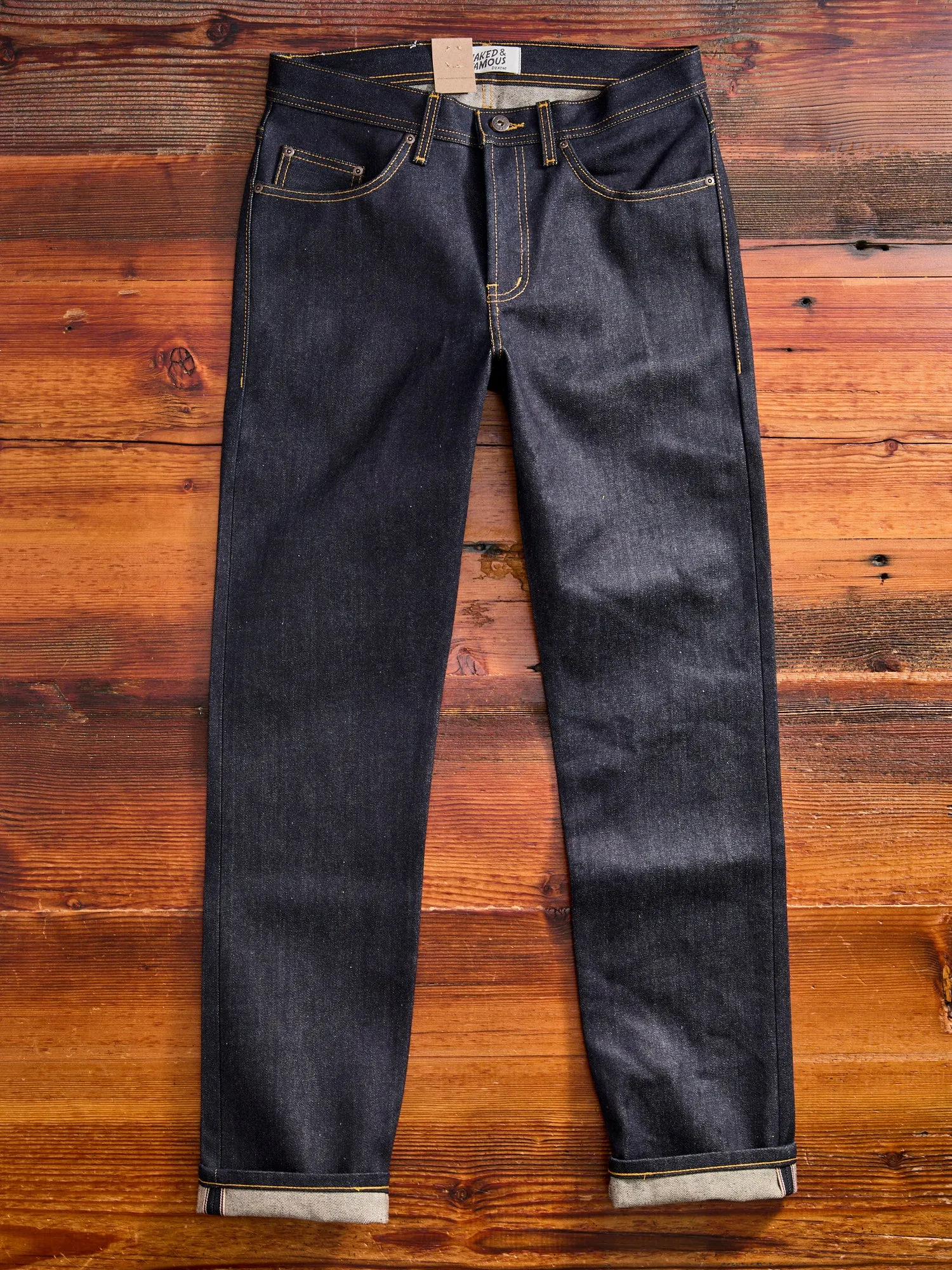 "All Natural Foxfibre" 15oz Selvedge Denim - Weird Guy Fit