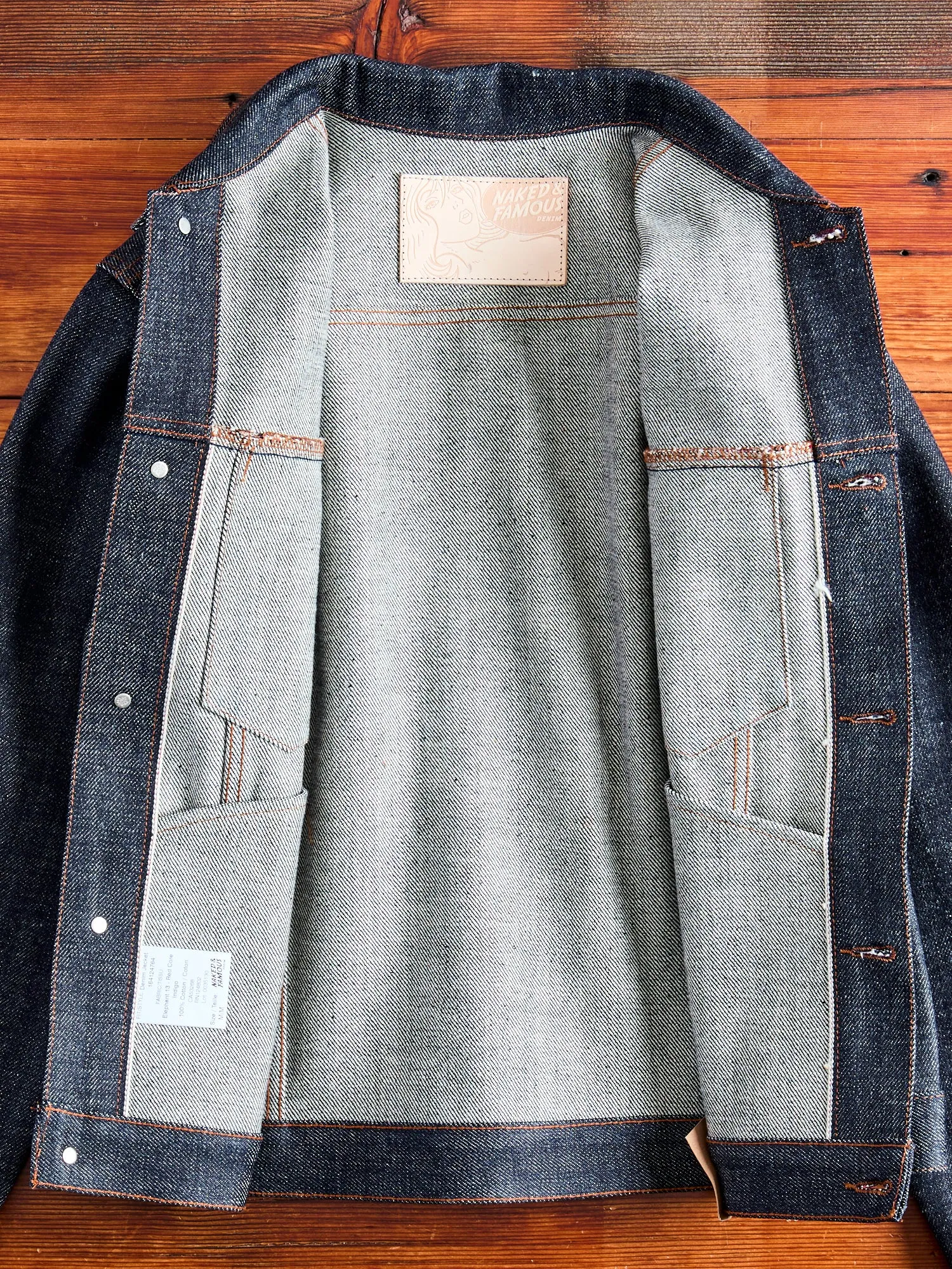 "Elephant 13 - Red Core" 21oz Selvedge Denim Jacket