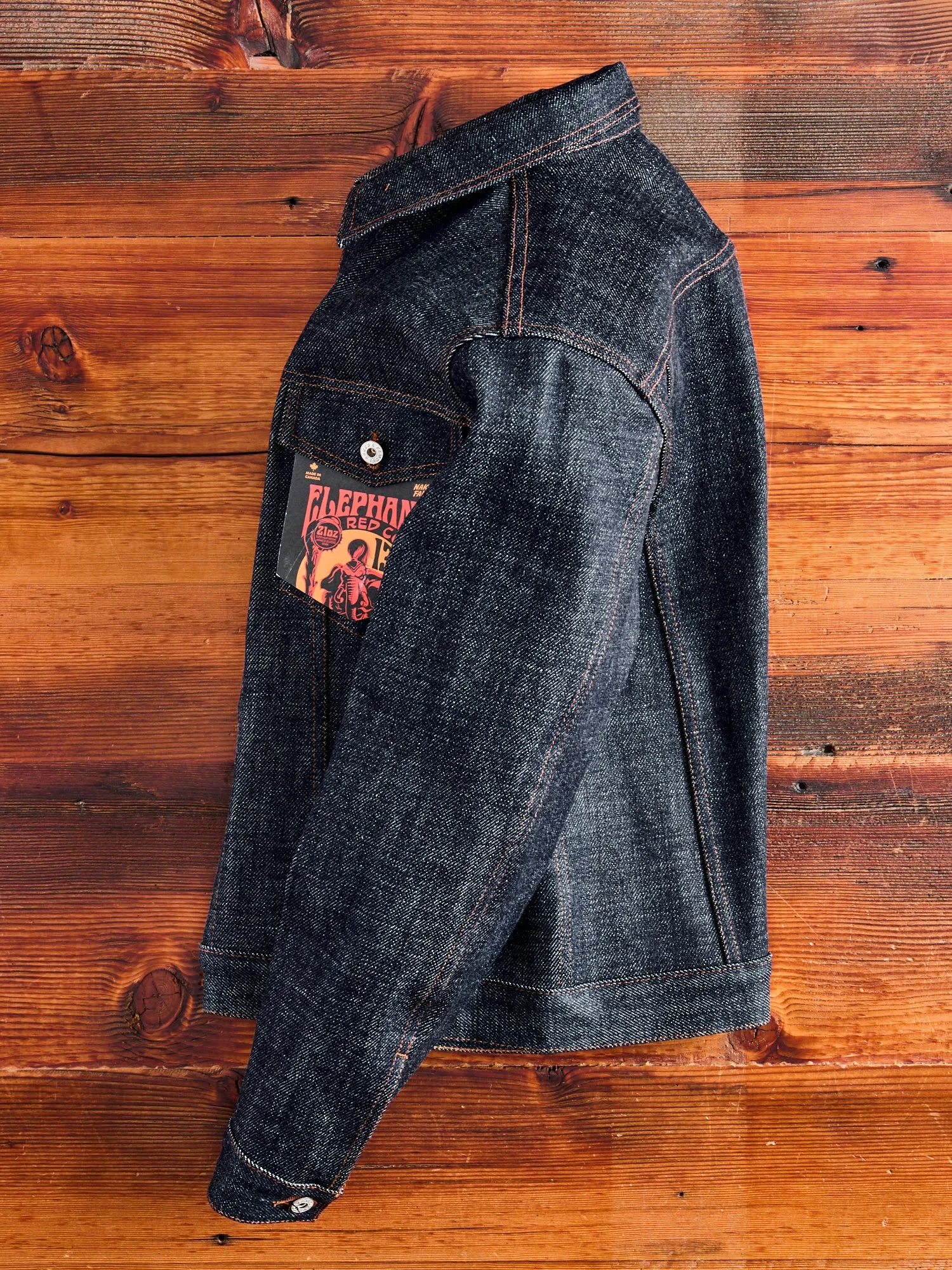 "Elephant 13 - Red Core" 21oz Selvedge Denim Jacket