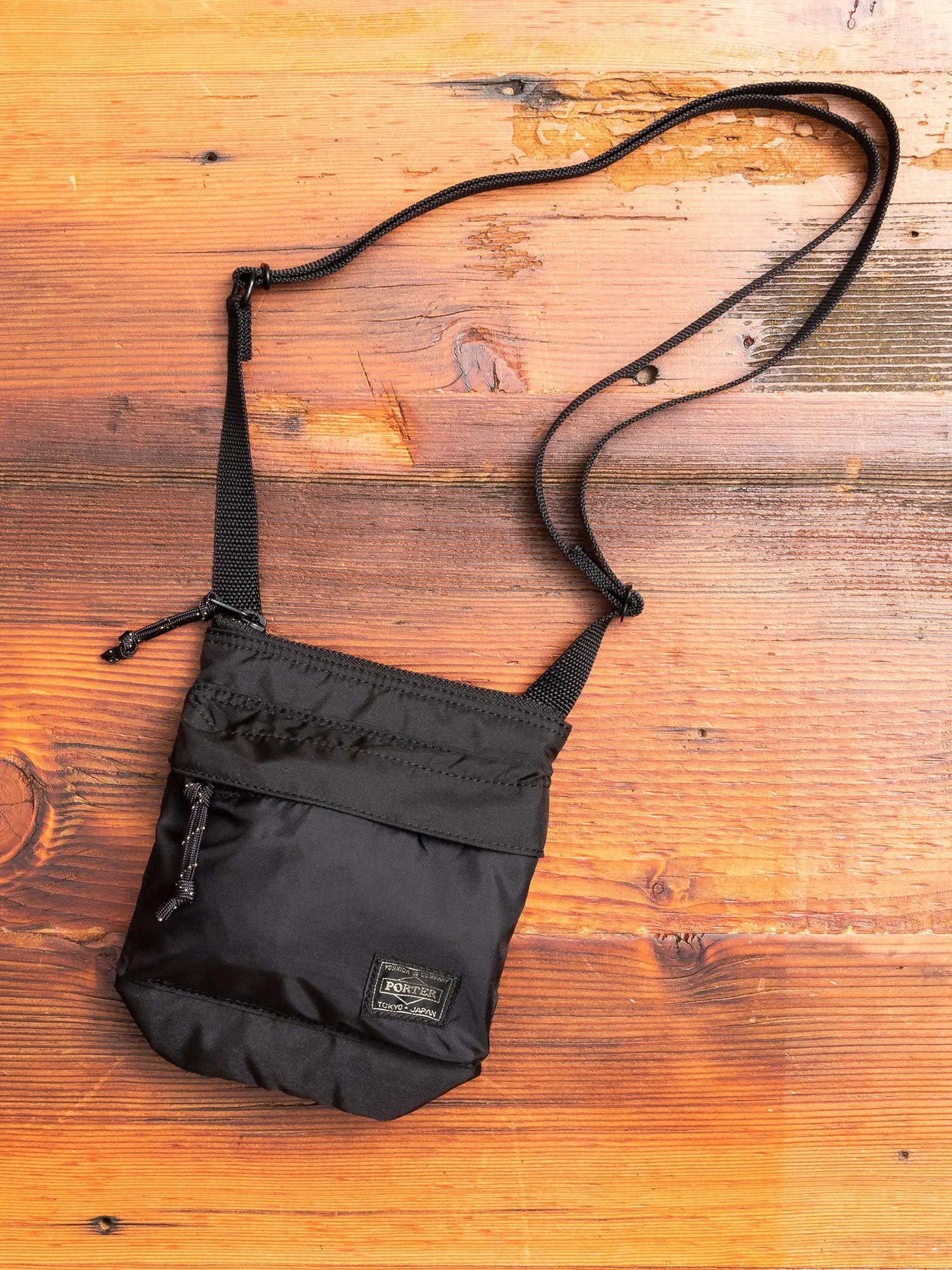 "Force" Shoulder Pouch in Black