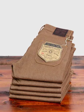 "Portola" 15oz Brown Selvedge Denim - Tapered Fit