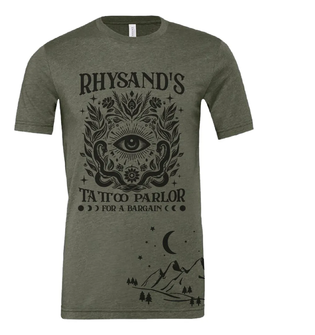 Rhysand's Tattoo Parlor Bella Canvas Tees