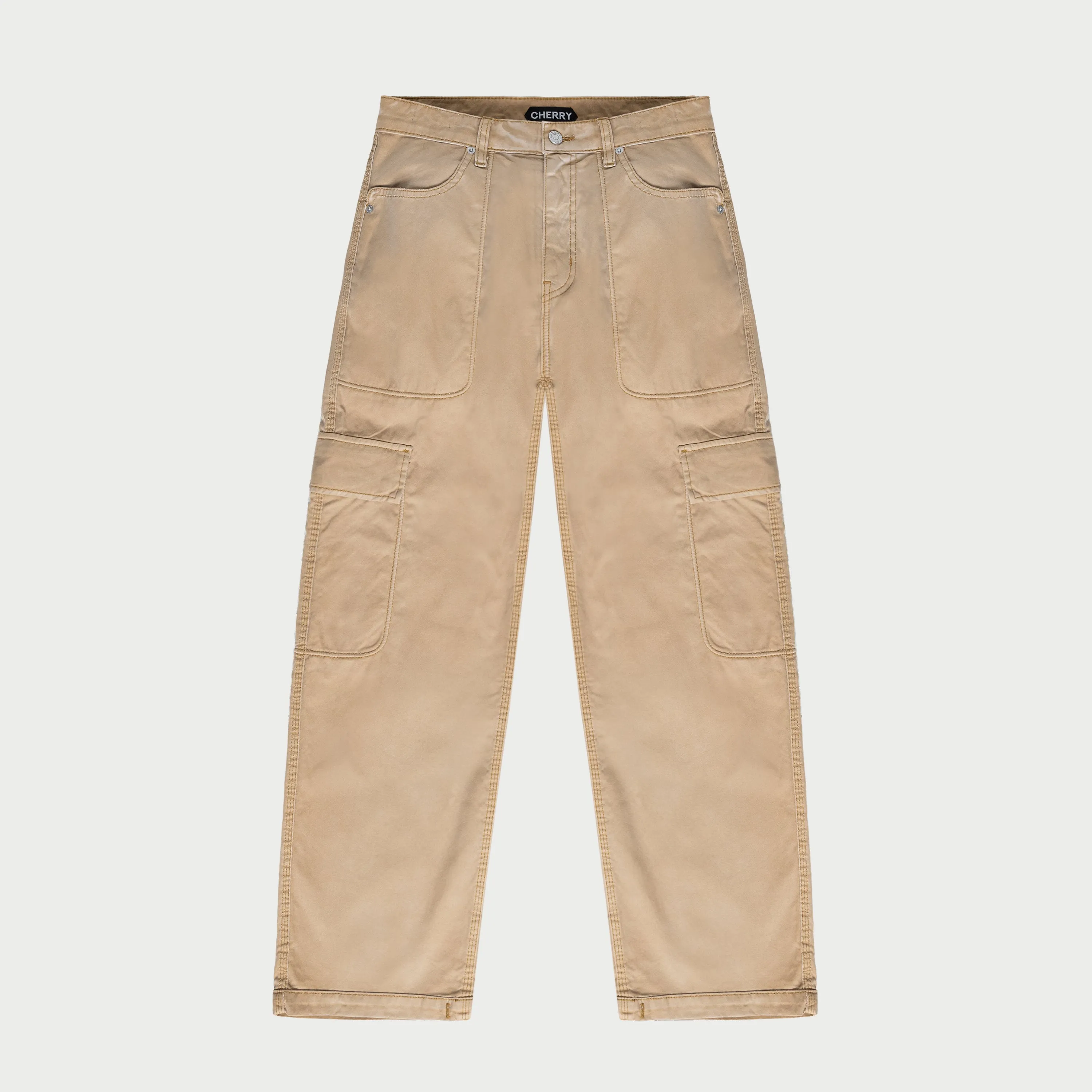 Six Pocket Cargo Pants (Camel)