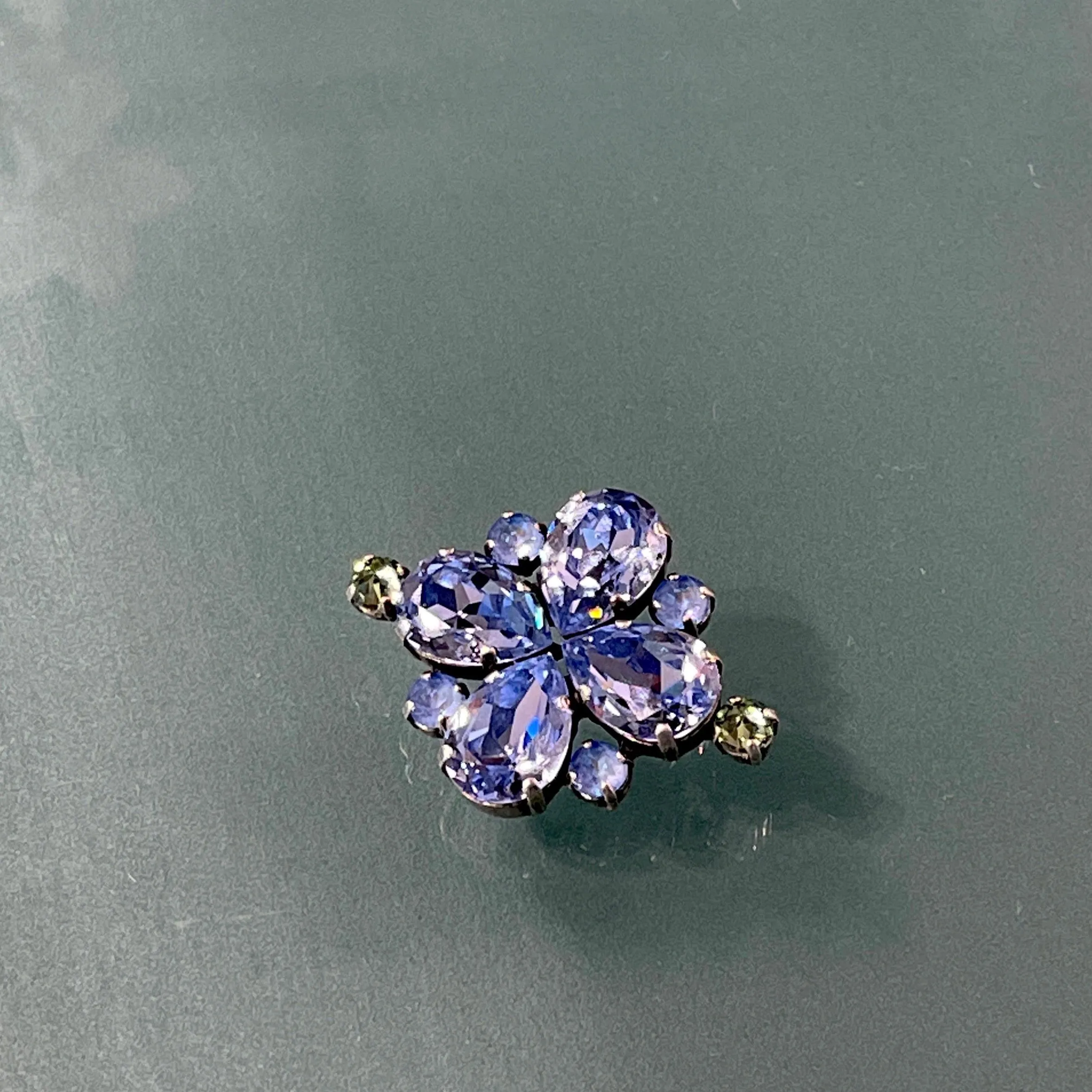 Starflower Crystal Stock Pin - Tanzanite & Ocean Delight