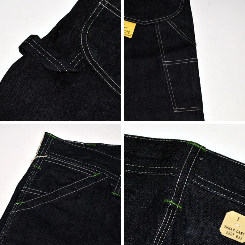 SUGAR CANE "SC41822" 11oz. BLUE DENIM WORK PANTS