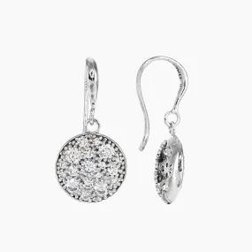 Swarovski Crystal Disc Earrings