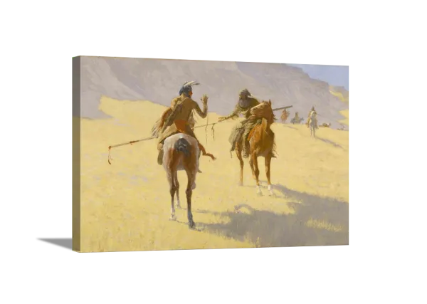 The Parley | Frederic Remington Masters Classic Art in Gallery Wrapped Canvas | Various Sizes