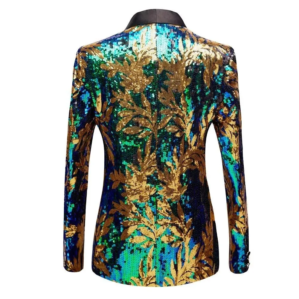 The Remy Sequin Slim Fit Blazer Suit Jacket