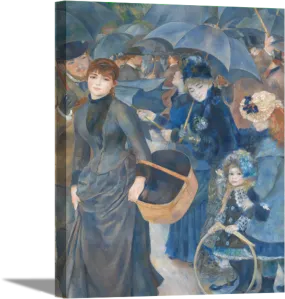 The Umbrellas | Pierre Auguste Renoir Masters Classic Art in Gallery Wrapped Canvas | Various Sizes