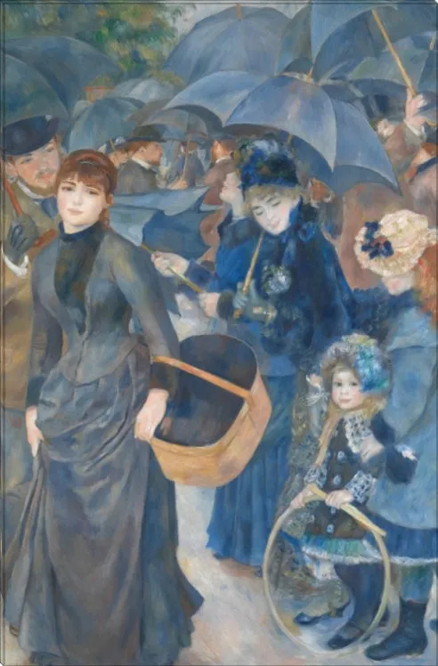 The Umbrellas | Pierre Auguste Renoir Masters Classic Art in Gallery Wrapped Canvas | Various Sizes