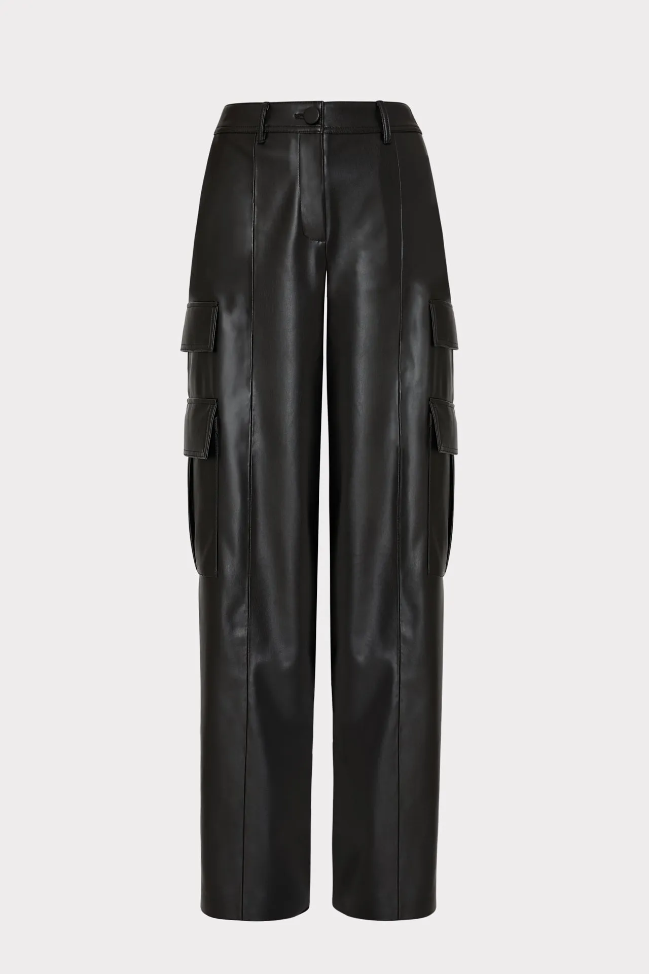 Tobias Vegan Leather Cargo Pants