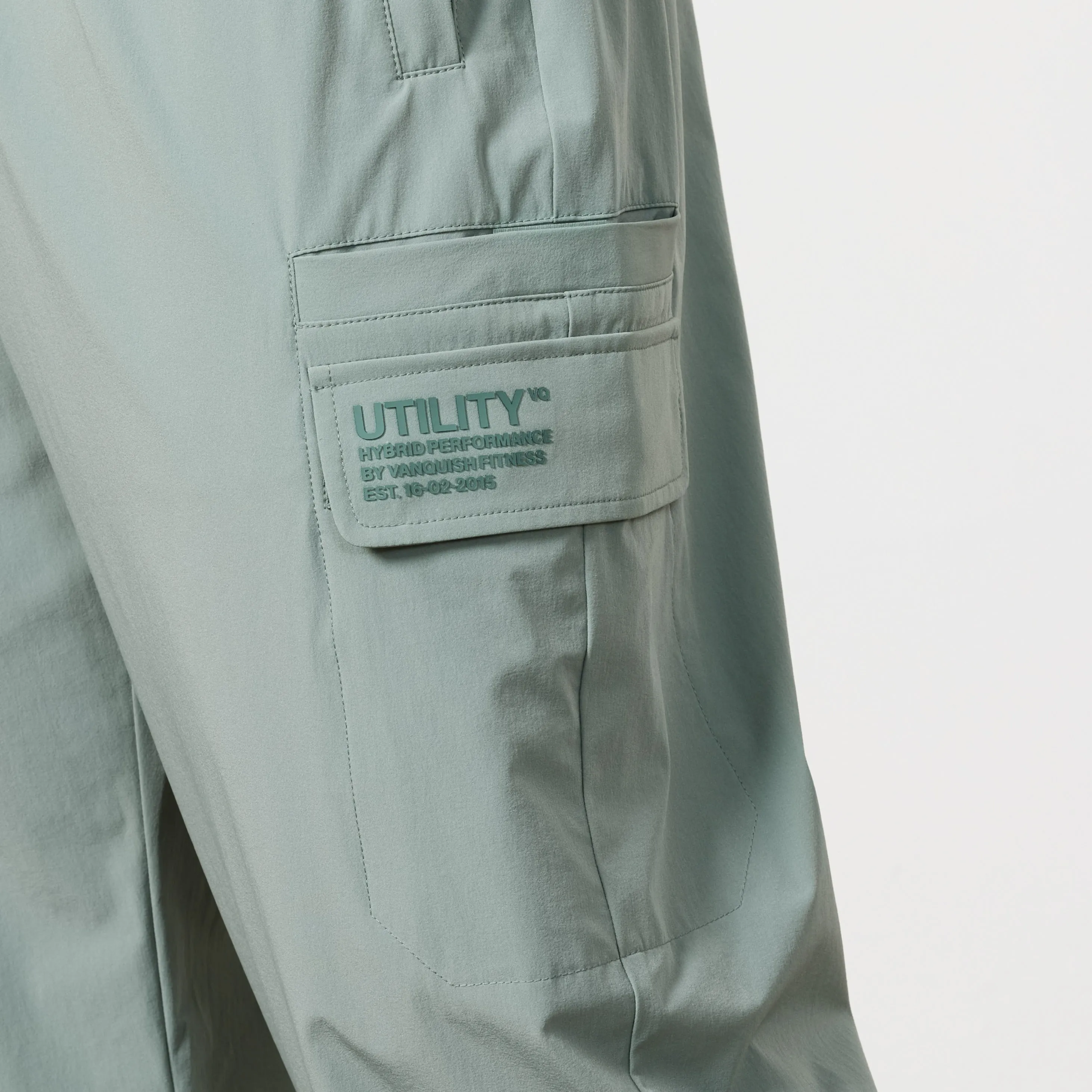 Vanquish Utility Frost Green Wide Leg Cargo Pants