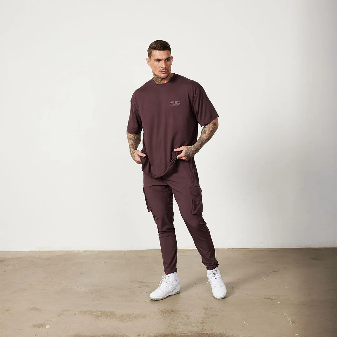 Vanquish Utility Plum Tapered Cargo Pants