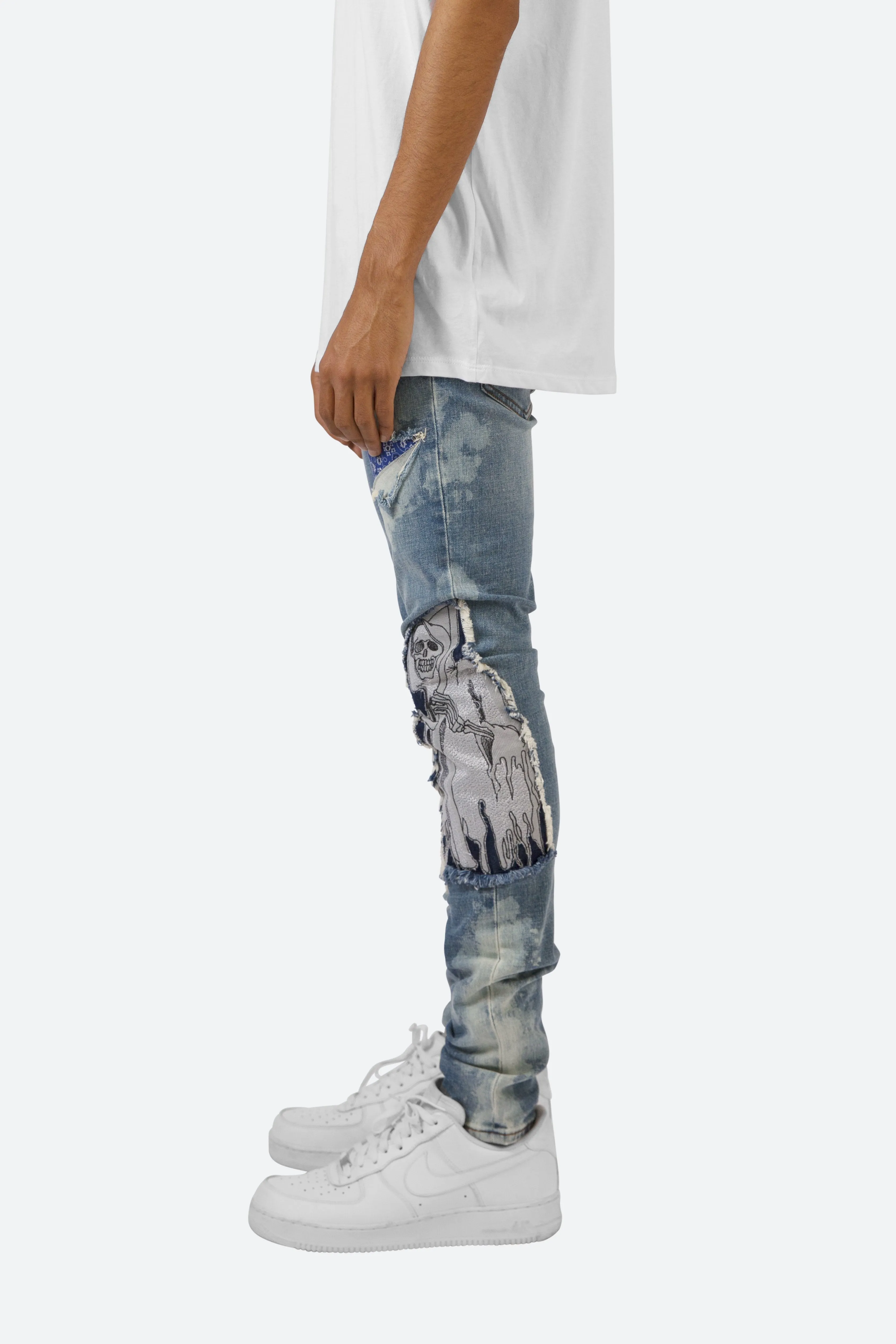 X161 Stretch Denim - Blue