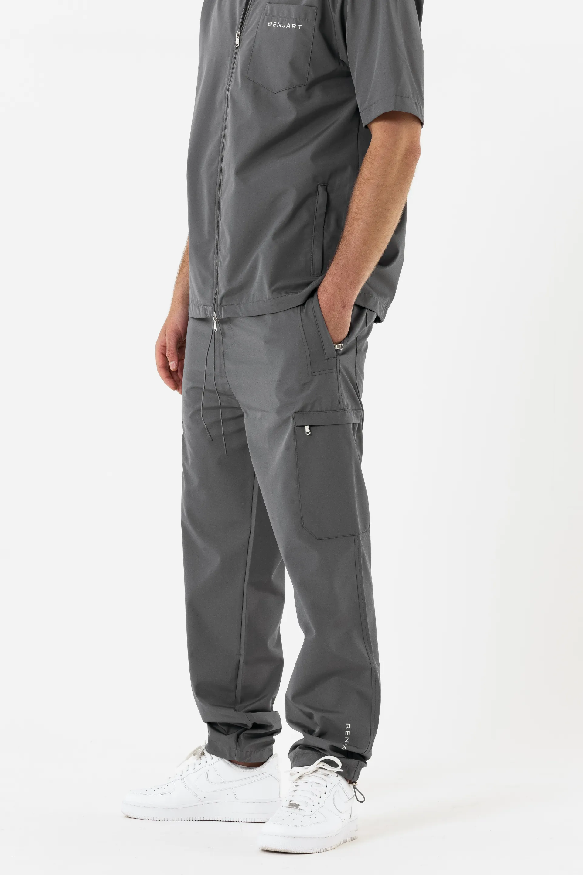 Zip Cargo pant - Storm Grey